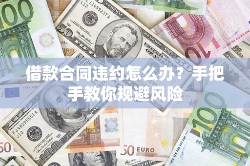 武汉借款合同违约怎么办？手把手教你规避风险