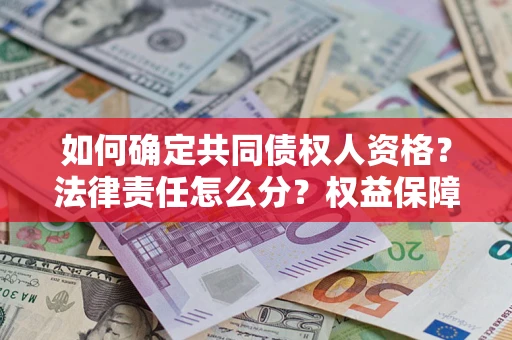 武汉如何确定共同债权人资格？法律责任怎么分？权益保障技巧揭秘！