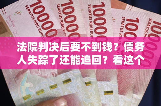 武汉法院判决后要不到钱？债务人失踪了还能追回？看这个方法！