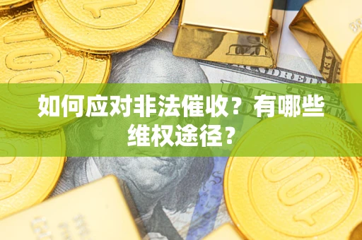 武汉如何应对非法催收？有哪些维权途径？