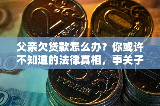 武汉父亲欠贷款怎么办？你或许不知道的法律真相，事关子女未来