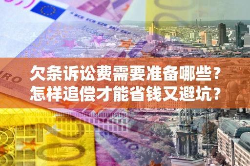 武汉欠条诉讼费需要准备哪些？怎样追偿才能省钱又避坑？