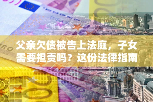 武汉父亲欠债被告上法庭，子女需要担责吗？这份法律指南必须看完