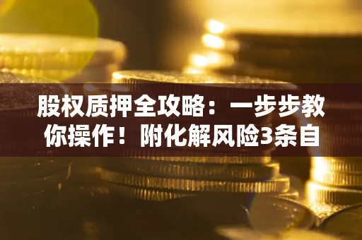 武汉股权质押全攻略：一步步教你操作！附化解风险3条自救法则