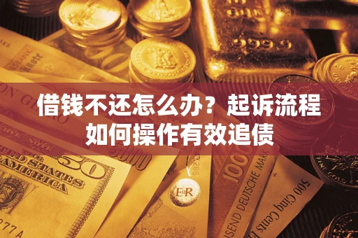 武汉借钱不还怎么办？起诉流程如何操作有效追债