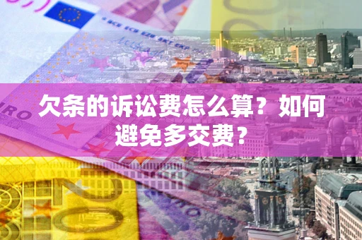 武汉欠条的诉讼费怎么算？如何避免多交费？