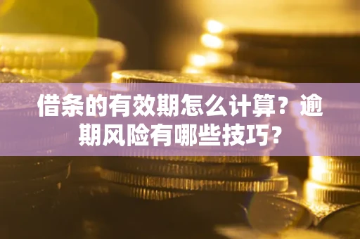 武汉借条的有效期怎么计算？逾期风险有哪些技巧？