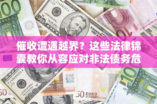 武汉催收遭遇越界？这些法律锦囊教你从容应对非法债务危机