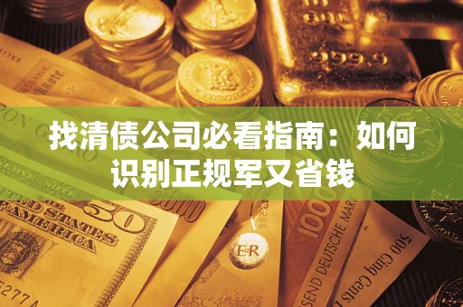 武汉找清债公司必看指南：如何识别正规军又省钱